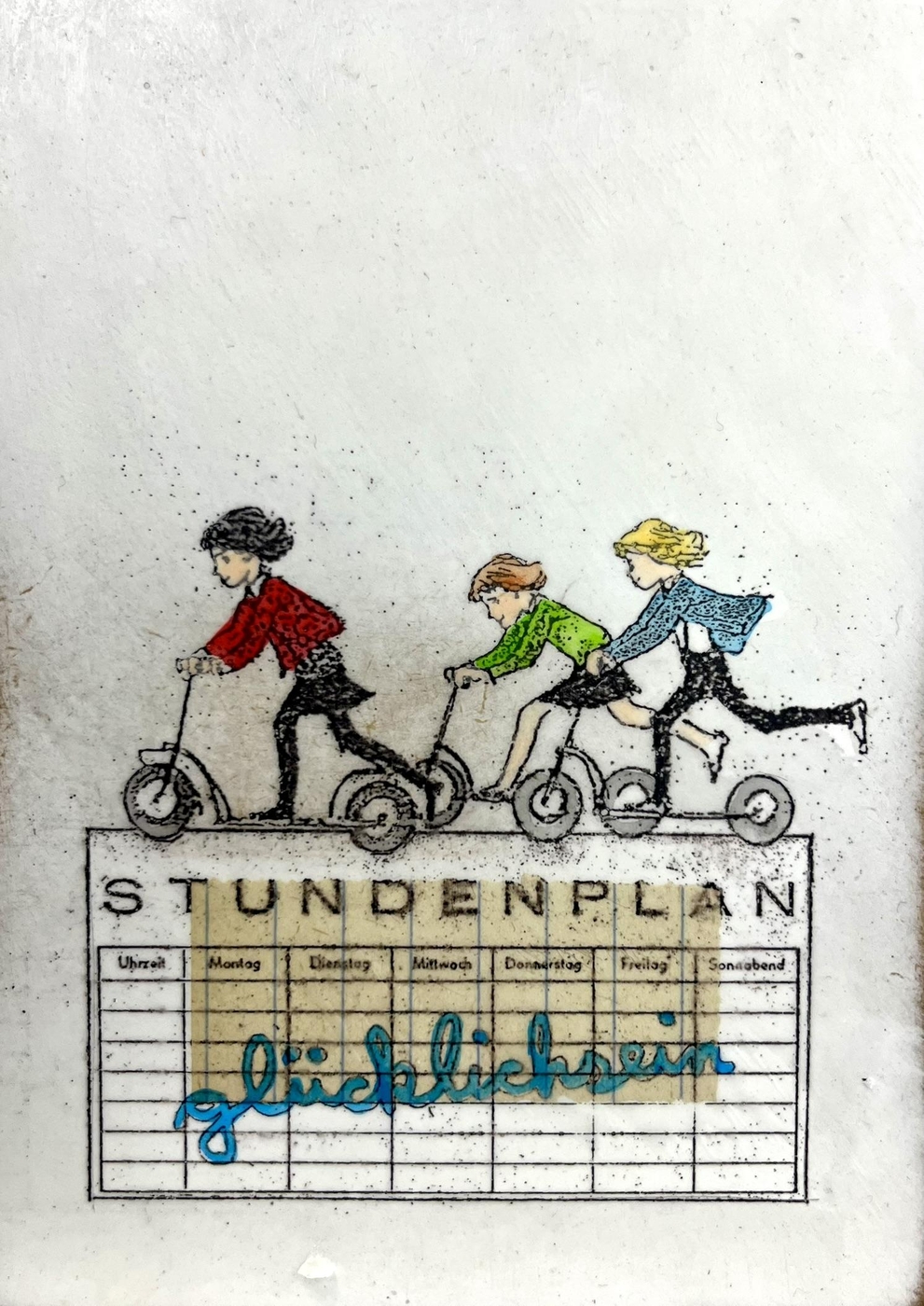 "stundenplan gluecklichsein" von Jan M. Petersen