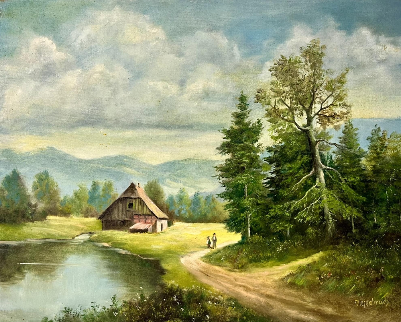 "Hütte am See" von Diefenbruch