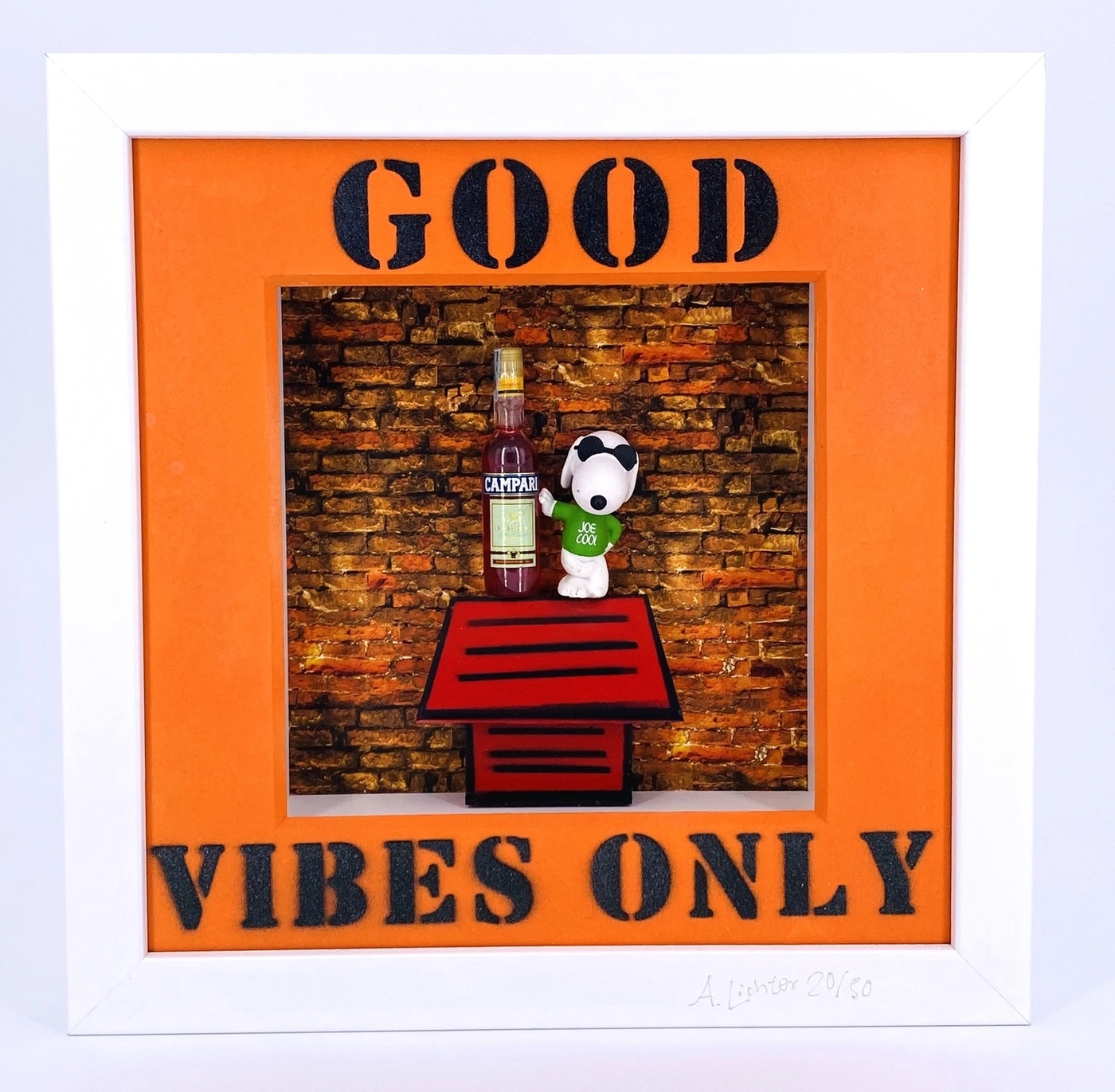 "Good vibes only" Snoopy von Andreas Lichter